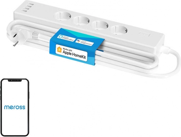 Inteligentná napájacia lišta Wi‑Fi MEROSS s podporou HomeKit