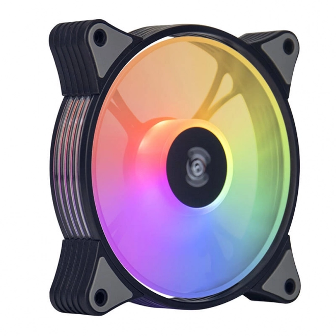 Sada počítačových ventilátorov s RGB osvetlením Darkflash