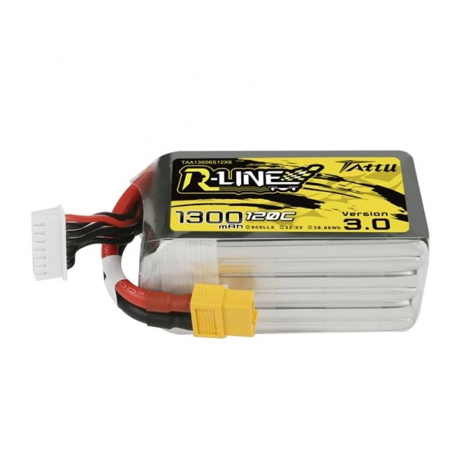 Akumulátor LiPo 1300mAh 22.2V 120C Tattu R-Line