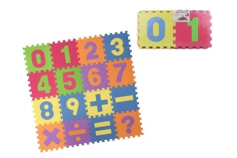Penové puzzle 16 ks počítanie