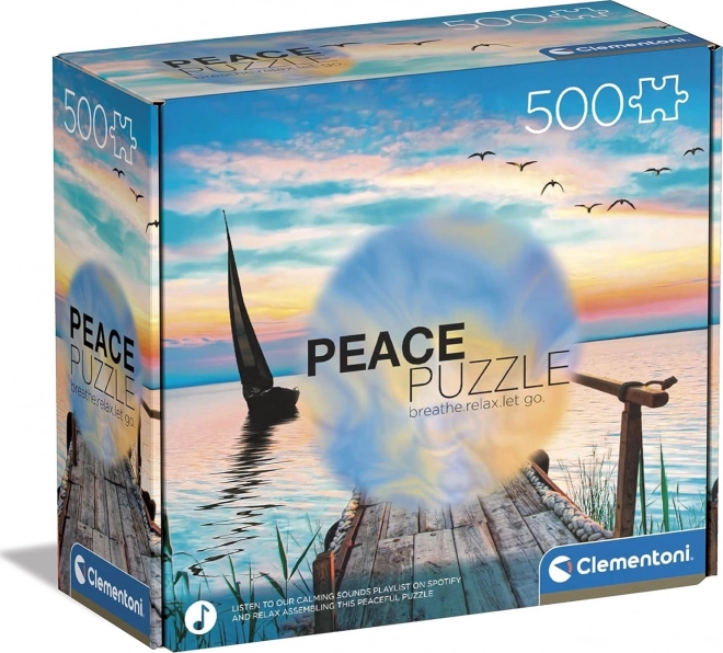 Clementoni Puzzle 500 dielikov - Peace Collection Pokojný vietor