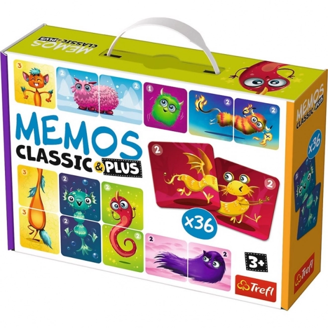 Memos Classic Plus - Roztomilé monštrá od Trefl