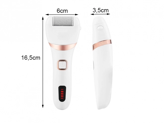 Elektrický pilník na päty s LCD displejom