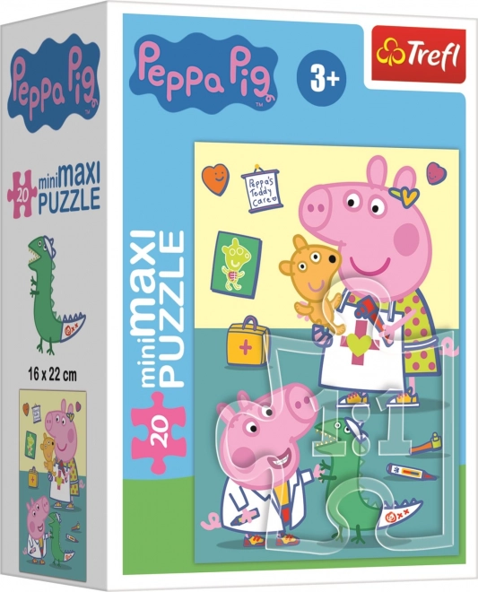 Puzzle Prasiatko Peppa 20 dielikov