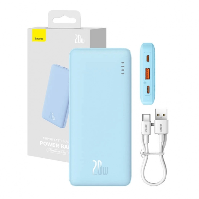 Baseus Airpow powerbank 10000mAh 20W modrá
