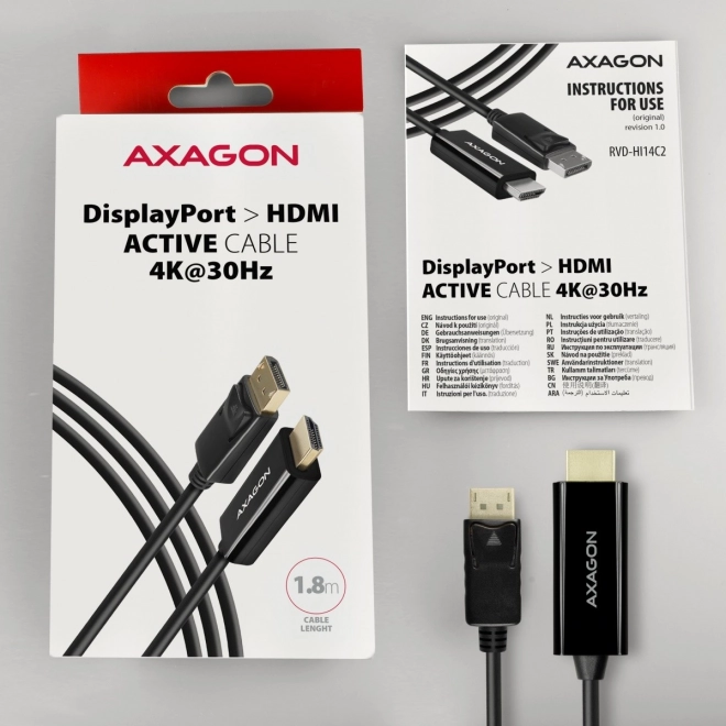 Adaptér DisplayPort na HDMI s podporou 4K