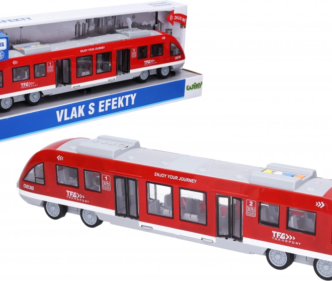 Vlak s efektmi 44 cm – české balenie