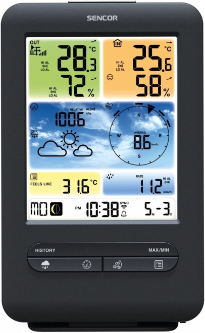 Profesionálna meteorologická stanica s WiFi a 5v1 snímačom