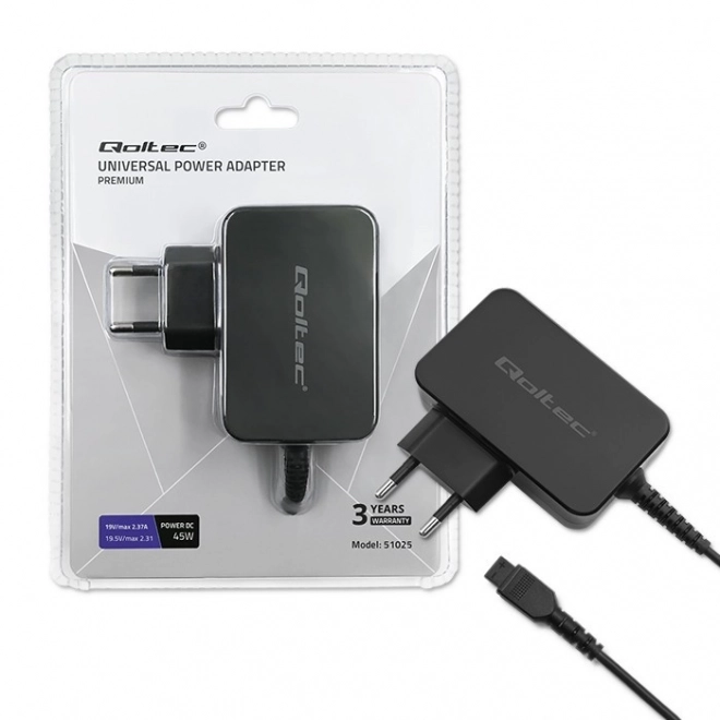 Univerzálny napájací adaptér 45W s 8 konektormi
