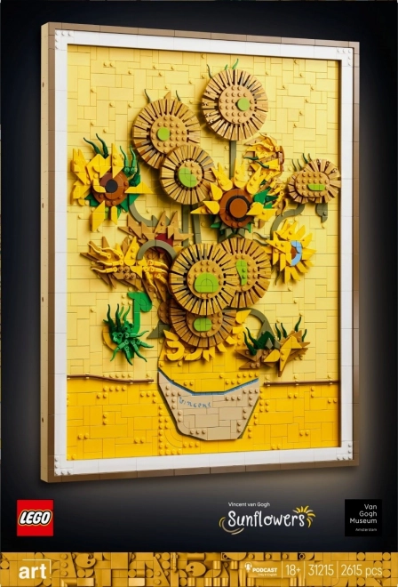 Lego Art Slnečnice Vincenta van Gogha