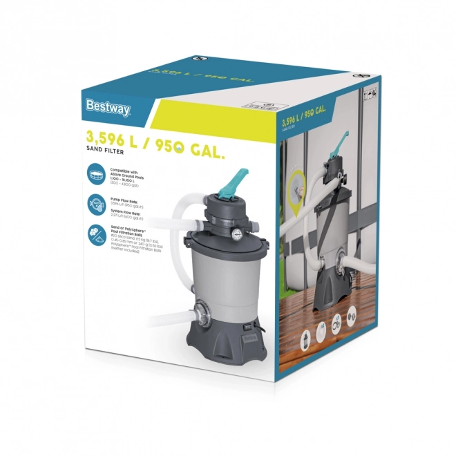 Piesková filtrácia do bazéna Bestway