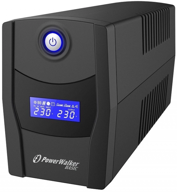 Záložný zdroj PowerWalker Basic 800VA STL s USB a RJ11/45