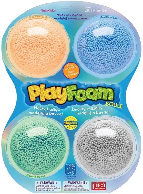 PlayFoam farebná pena 4 pack