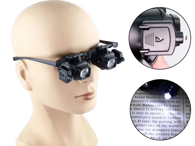 Lupy s LED osvetlením pre detailnú prácu