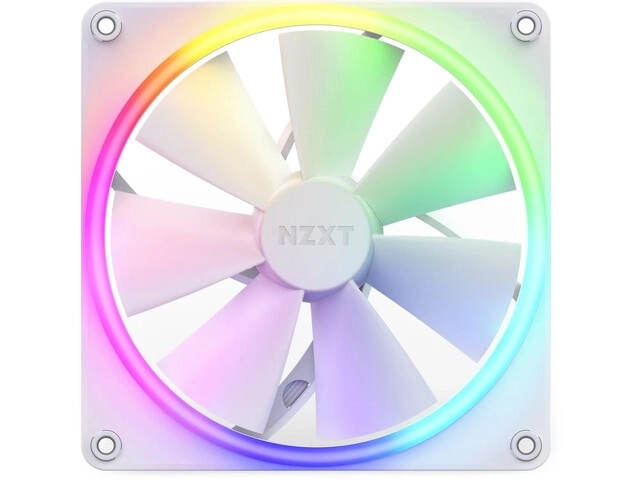 Biely RGB ventilátor 140mm NZXT F140