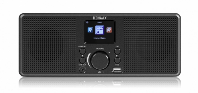 Internetové rádio Technaxx so stereo reproduktormi 2x2W a WiFi
