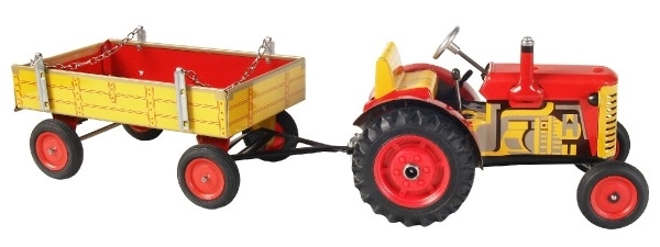 Traktor Zetor s valníkom