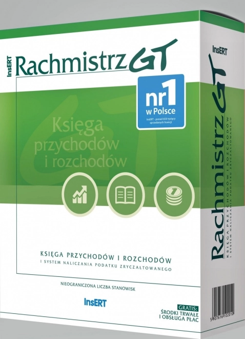 Pokročilý softvér na účtovníctvo Rachmistrz GT