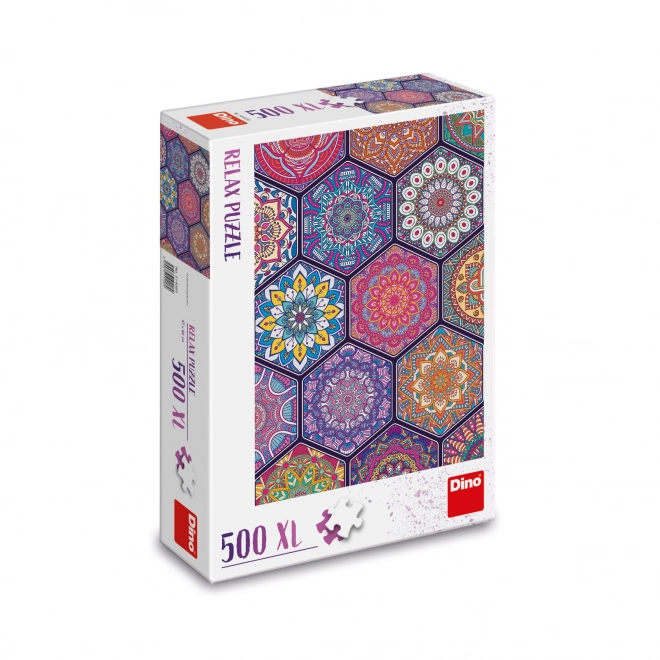 Dino Relax Puzzle Mandaly XL 500 Dielikov