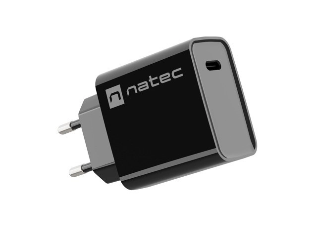 Natec Ribera rýchla nabíjačka 20W čierna