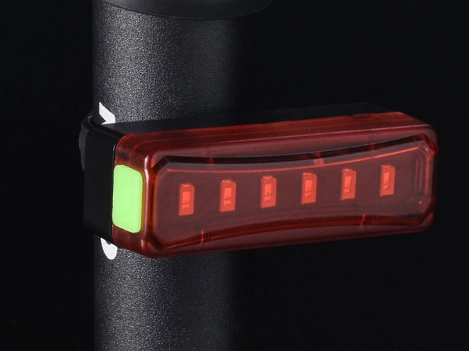 Sada LED cyklo svietidiel predné a zadné USB