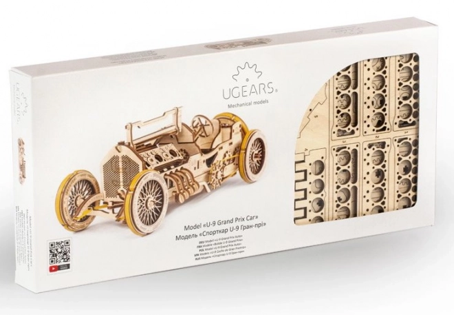 Ugears 3D puzzle Grand Prix auto