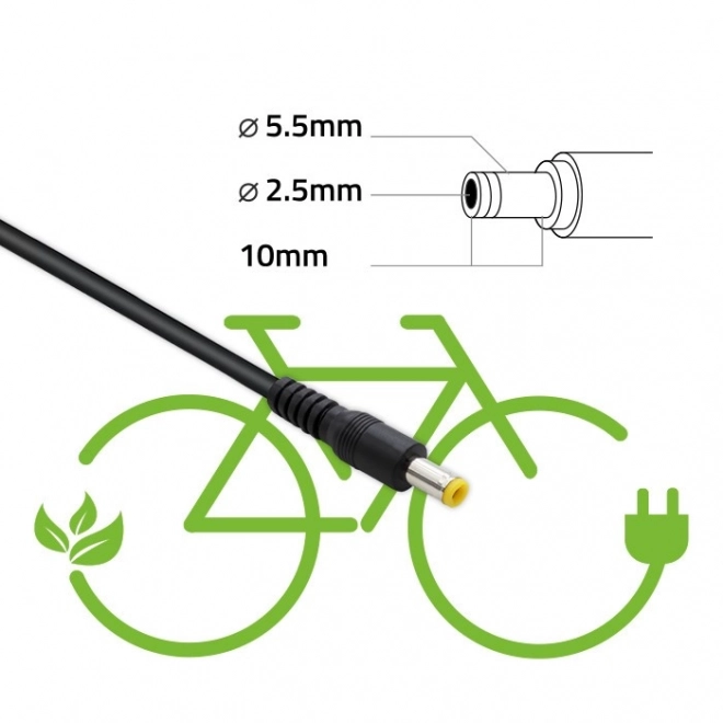 Univerzálna nabíjačka na elektrické bicykle Qoltec