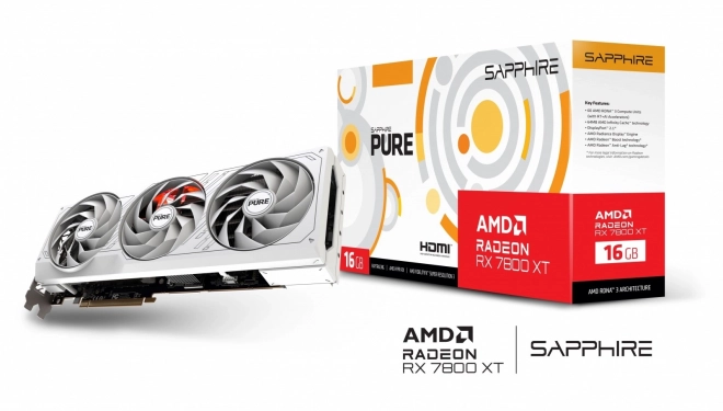 Grafická karta Radeon RX 7800 XT Pure Gaming OC 16GB