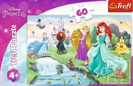 Trefl puzzle s Disney princeznami 60 dielikov