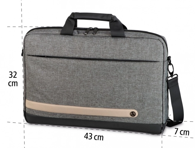 Taška na laptop 15,6 palca Terra šedá