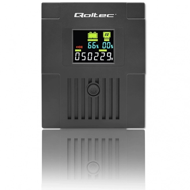 Záložný zdroj energie Qoltec UPS 2000VA 1200W s LCD a USB