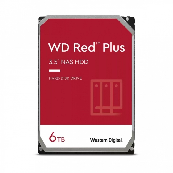 Disk WD Red Plus 6TB pre NAS systémy