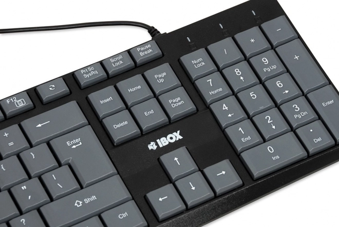Klávesnica Eris odolná voči poliatiu USB šedá