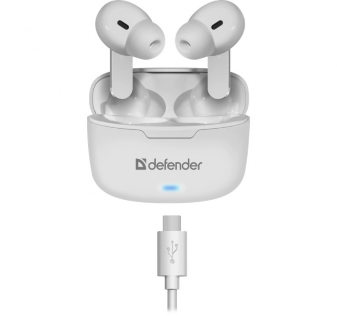 Bezdrôtové slúchadlá Defender TWINS 903 biela
