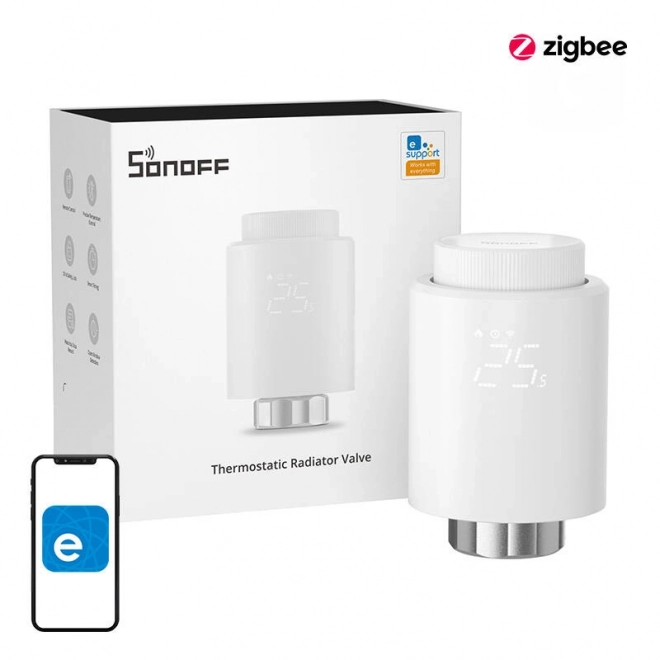 Inteligentný termostatický ventil Sonoff Zigbee 3.0