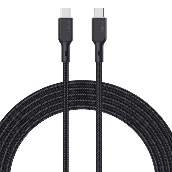 Nabíjací kábel USB-C na USB-C 100W, 1.8 m čierny