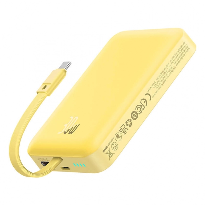 Magnetická powerbanka Baseus Mini 10000mAh 30W MagSafe žltá