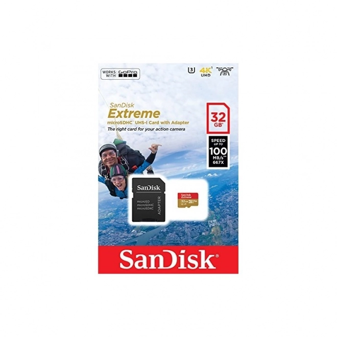 Extreme microSDHC karta 32GB pre GoPro