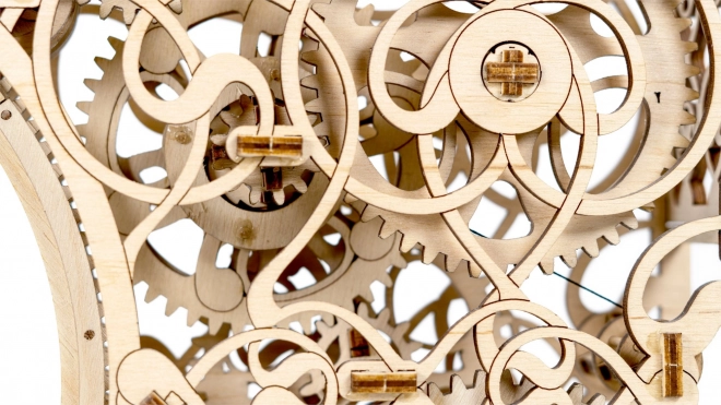 Mechanický obraz - drevené 3D puzzle
