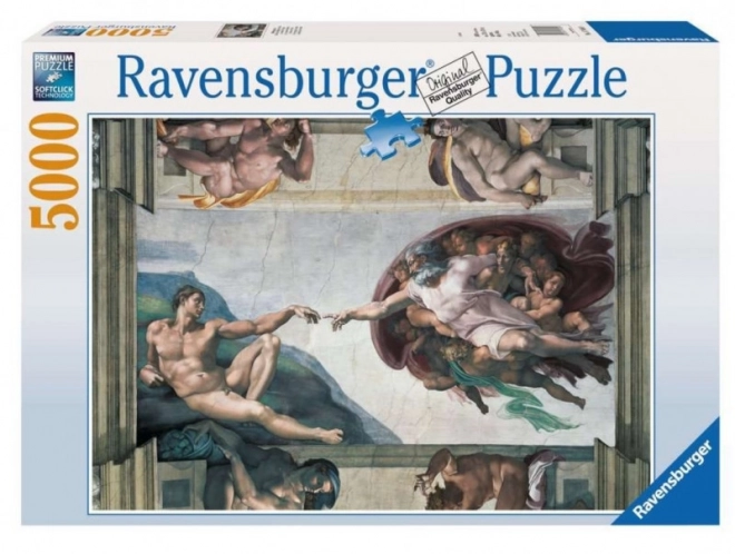 Ravensburger puzzle Michelangelo: Stvorenie Adama