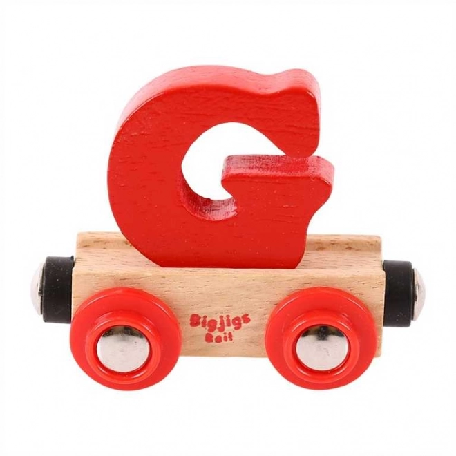 Vagónik Bigjigs Rail s písmenom G