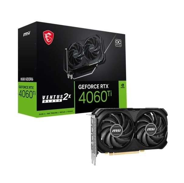 Karta grafická GeForce RTX 4060 Ti Ventus Čierna