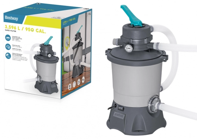 Piesková filtrácia do bazéna Bestway