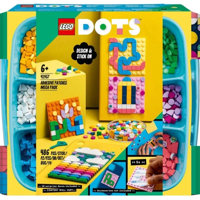 Mega balenie nalepovacích záplat LEGO DOTS