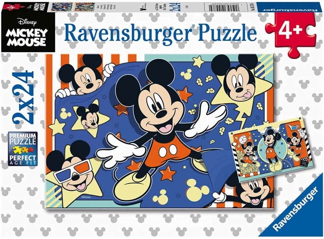 Ravensburger puzzle Mickey Mouse 2x24 dielikov