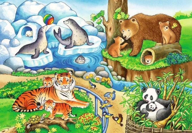 Ravensburger Puzzle Zvieratká V ZOO