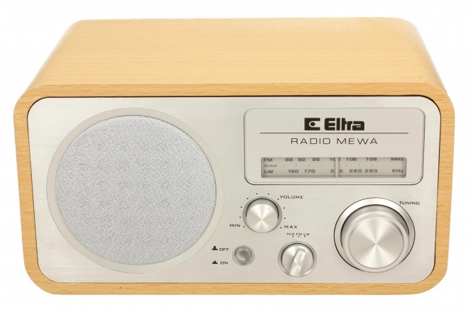 Rádio MEWA svetlé drevo