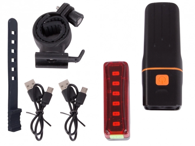 Set cyklo lampičiek LED usb