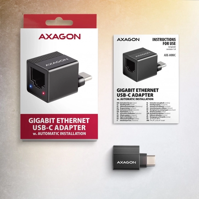 Externá sieťová karta Gigabit USB-C Ethernet adaptér