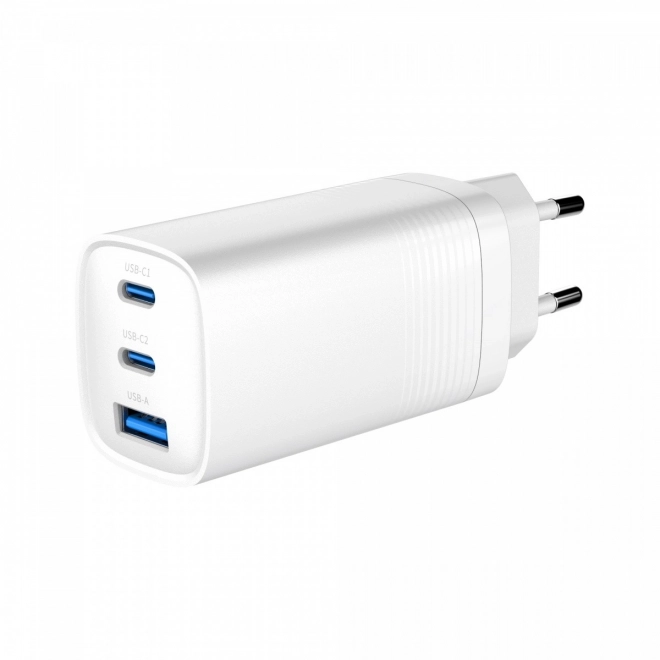 Nabíjačka PowerDelivery GaN 65W biela